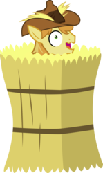 Size: 3727x6246 | Tagged: safe, artist:masem, braeburn, earth pony, pony, appleoosa's most wanted, g4, .ai available, absurd resolution, faic, hay, hayburn, male, simple background, solo, stallion, that was fast, transparent background, vector