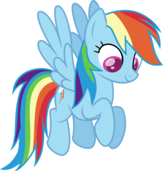 Size: 4500x4719 | Tagged: safe, artist:vectorest, rainbow dash, g4, absurd resolution, cute, female, flying, looking down, simple background, smiling, solo, spread wings, transparent background, vector