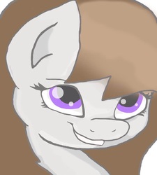 Size: 863x960 | Tagged: safe, artist:serenity, oc, oc only, oc:serenity, pony, base used, close-up, cute, female, fluffy, mare, purple eyes, solo