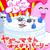 Size: 779x779 | Tagged: safe, artist:ahiru_7, pinkie pie, rarity, g4, cake, japanese, wat