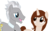 Size: 1024x633 | Tagged: safe, artist:alektorotelumphobia, doctor whooves, time turner, oc, earth pony, pony, unicorn, g4, clara oswin oswald, doctor who, ponified, twelfth doctor