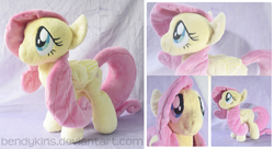Size: 1024x559 | Tagged: safe, artist:bendykins, fluttershy, g4, irl, photo, plushie, solo