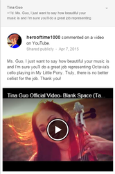 Size: 360x542 | Tagged: safe, screencap, octavia melody, g4, slice of life (episode), text, tina guo, youtube, youtube comment