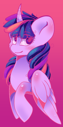 Size: 400x800 | Tagged: safe, artist:partycannoninc, twilight sparkle, alicorn, pony, g4, female, mare, solo, twilight sparkle (alicorn)