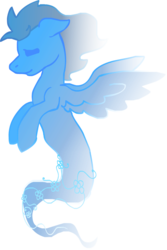 Size: 702x1051 | Tagged: safe, artist:ravenquill, oc, oc only, oc:aqua dream, ghost, simple background, solo, transparent background