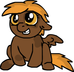 Size: 878x857 | Tagged: safe, artist:ravenquill, oc, oc only, oc:caramel cog, female, filly, simple background, solo, transparent background