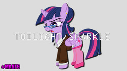 Size: 1366x769 | Tagged: safe, twilight sparkle, alicorn, pony, g4, clothes, female, mare, stockings, teacher, twilight sparkle (alicorn), wallpaper