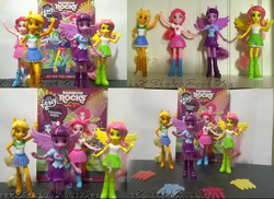 Size: 2550x1854 | Tagged: safe, artist:xxxsketchbookxxx, applejack, fluttershy, pinkie pie, twilight sparkle, equestria girls, g4, my little pony equestria girls: rainbow rocks, mcdonald's, mcdonald's happy meal toys, mcdonald's swag, mcdonalds swag, missing accessory, twilight sparkle (alicorn)