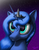 Size: 1164x1500 | Tagged: safe, artist:the1xeno1, princess luna, pony, g4, female, s1 luna, solo