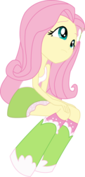 Size: 520x1075 | Tagged: safe, artist:sketchmcreations, fluttershy, equestria girls, g4, rainbow rocks, boots, clothes, female, high heel boots, inkscape, simple background, sitting, skirt, socks, solo, transparent background, vector