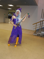 Size: 3864x5152 | Tagged: safe, trixie, human, rubronycon, g4, 2015, clothes, cosplay, frostmourne, irl, irl human, photo, russian