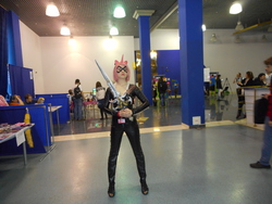 Size: 5152x3864 | Tagged: safe, oc, human, rubronycon, 2015, clothes, cosplay, frostmourne, irl, irl human, photo, russian