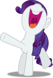 Size: 3379x5000 | Tagged: safe, artist:dashiesparkle, rarity, g4, female, open mouth, simple background, singing, solo, transparent background, vector
