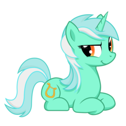 Size: 2000x2000 | Tagged: safe, artist:tempestwulf, lyra heartstrings, pony, unicorn, g4, female, high res, lying, mare, ponyloaf, prone, simple background, smiling, smirk, solo, transparent background, vector