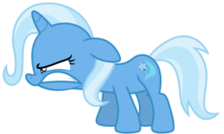 Size: 4930x2953 | Tagged: safe, artist:estories, trixie, pony, unicorn, g4, angry, female, filly, mare, simple background, solo, transparent background, vector