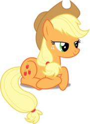 Size: 3629x5000 | Tagged: safe, artist:dashiesparkle, applejack, appleoosa's most wanted, g4, absurd resolution, female, prone, simple background, solo, transparent background, vector