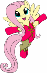 Size: 823x1280 | Tagged: safe, artist:blondenobody, fluttershy, g4, ace attorney, clothes, crossover, regina berry