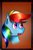 Size: 730x1095 | Tagged: safe, artist:scarletcurl, rainbow dash, g4, bust, female, icon, solo