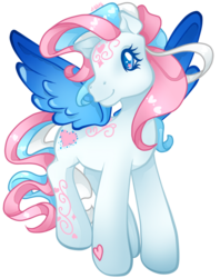 Size: 794x1005 | Tagged: safe, artist:prettywitchdoremi, star catcher, g3, female, solo, starry eyes, wingding eyes