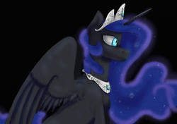 Size: 820x576 | Tagged: safe, artist:amber flicker, nightmare moon, g4, female, solo