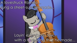 Size: 1191x670 | Tagged: safe, edit, edited screencap, screencap, octavia melody, g4, dire straits, female, image macro, lyrics, meme, music, romeo & juliet, solo, song reference