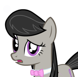 Size: 568x565 | Tagged: safe, artist:camtwo, octavia melody, earth pony, pony, g4, backwards cutie mark, concerned, confused, double rainboom puppet, female, reaction image, simple background, solo, transparent background