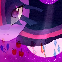 Size: 800x800 | Tagged: safe, artist:lucinda250, twilight sparkle, g4, elements of harmony, magic