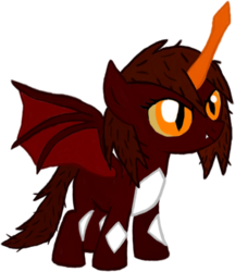 Size: 800x924 | Tagged: safe, artist:zeroviks, kaiju pony, cute, destoroyah, destoroyah (female), filly, godzilla (series), ponified