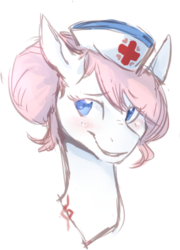 Size: 500x693 | Tagged: safe, artist:thelionmedal, nurse redheart, g4, female, solo