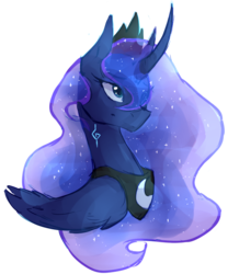 Size: 581x699 | Tagged: safe, artist:thelionmedal, princess luna, g4, female, solo