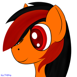 Size: 2500x2500 | Tagged: safe, artist:asknoxthepony, oc, oc only, oc:phoenix crashbolt, high res, portrait, request, solo