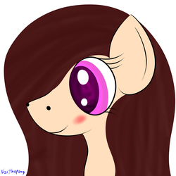 Size: 2500x2500 | Tagged: safe, artist:asknoxthepony, oc, oc only, oc:night rose, high res, portrait, request, solo