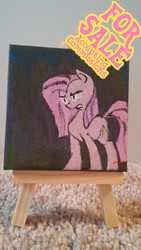 Size: 540x960 | Tagged: safe, artist:clementine blitz, pinkie pie, g4, canvas, for sale, painting, pinkamena diane pie