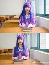 Size: 728x960 | Tagged: safe, artist:crystal king, twilight sparkle, human, g4, clothes, cosplay, irl, irl human, photo