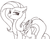 Size: 260x202 | Tagged: safe, artist:yoditax, fluttershy, g4, flockdraw, monochrome