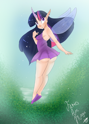 Size: 1000x1400 | Tagged: safe, artist:fairiesaremagic, twilight sparkle, fairy, human, g4, armpits, cute, fairies are magic, humanized, looking at you