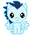 Size: 50x50 | Tagged: safe, artist:tokiiu, soarin', g4, chibi, gif, icon, male, non-animated gif, simple background, solo, transparent background