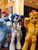 Size: 720x960 | Tagged: safe, artist:atalonthedeer, dj pon-3, rainbow dash, spitfire, vinyl scratch, g4, cosplay, furry, fursuit, irl, katsucon, optimus prime, photo, photobomb, transformers