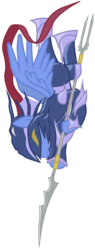 Size: 1200x3167 | Tagged: safe, artist:fethur, pegasus, pony, armor, crossover, dragoon, final fantasy, final fantasy iv, kain highwind, ponified, solo