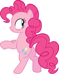Size: 5135x6424 | Tagged: safe, artist:slb94, pinkie pie, earth pony, pony, g4, absurd resolution, blushing, butt, female, looking back, plot, solo