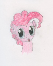 Size: 1201x1469 | Tagged: safe, artist:j4m35c, pinkie pie, g4, :p, cute, diapinkes, female, solo, tongue out, traditional art