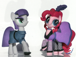 Size: 2000x1500 | Tagged: safe, artist:deathpwny, maud pie, pinkie pie, g4, 3d print