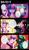 Size: 1500x2562 | Tagged: safe, artist:vavacung, princess cadance, queen chrysalis, twilight sparkle, oc, oc:paper mache, alicorn, pony, comic:to love alicorn, g4, comic, cute, cutedance, female, mare, sisters-in-law, twilight sparkle (alicorn)