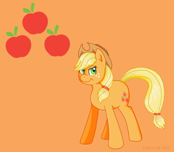 Size: 1000x872 | Tagged: safe, artist:daikaluff, applejack, g4, cutie mark, female, looking at you, solo