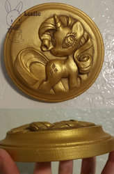 Size: 800x1223 | Tagged: safe, artist:aachi-chan, rarity, pony, unicorn, g4, auction, craft, for sale, sculpture