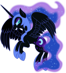 Size: 3000x3314 | Tagged: safe, artist:theshadowstone, nightmare moon, g4, female, high res, solo