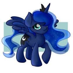 Size: 1024x1024 | Tagged: safe, artist:lunartails, princess luna, g4, female, solo