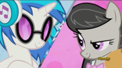 Size: 1600x900 | Tagged: safe, screencap, dj pon-3, octavia melody, vinyl scratch, g4, slice of life (episode)