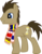 Size: 4905x6273 | Tagged: safe, artist:thejbw, doctor whooves, time turner, earth pony, pony, g4, .svg available, absurd resolution, clothes, hilarious in hindsight, male, scarf, simple background, solo, stallion, transparent background, vector