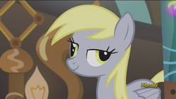 Size: 640x360 | Tagged: safe, screencap, derpy hooves, pegasus, pony, g4, slice of life (episode), derp, didney worl, female, mare